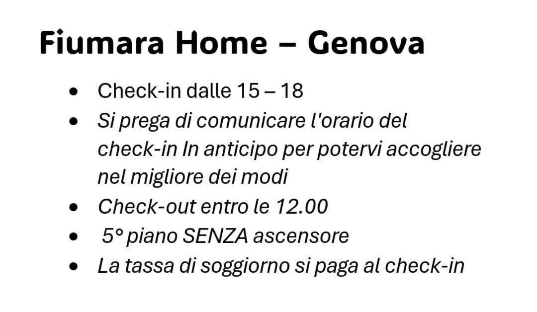 Fiumara Home Casa Vacanze Vicino Rds Stadium Genova Exterior foto